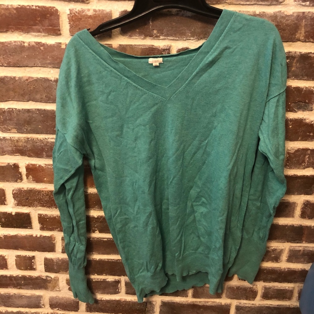 J. Crew turquoise sweater